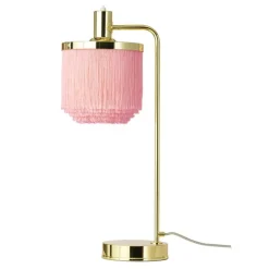 Warm Nordic Fringe bordslampa, pale pink