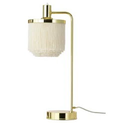 Warm Nordic Fringe bordslampa, cream white
