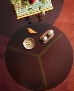 Warm Nordic From Above sidobord, 52 cm, grått - svart