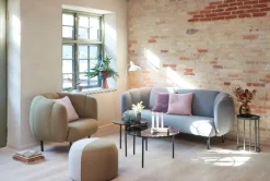 Warm Nordic From Above sidobord, 52 cm, grått - svart