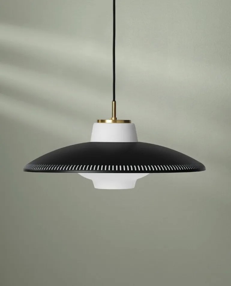 Warm Nordic Opal Shape pendellampa, svart