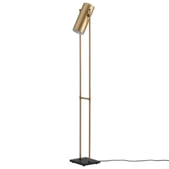 Warm Nordic Trombone golvlampa, mässing