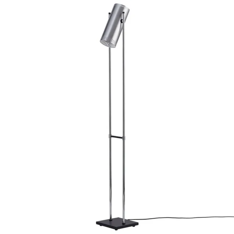 Warm Nordic Trombone golvlampa, aluminium