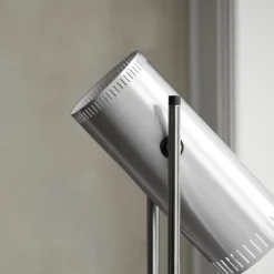 Warm Nordic Trombone golvlampa, aluminium