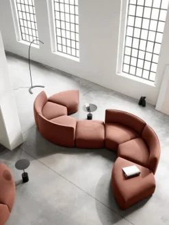 Wendelbo Calibre sidobord, låg, svart - Nero Marquina-marmor