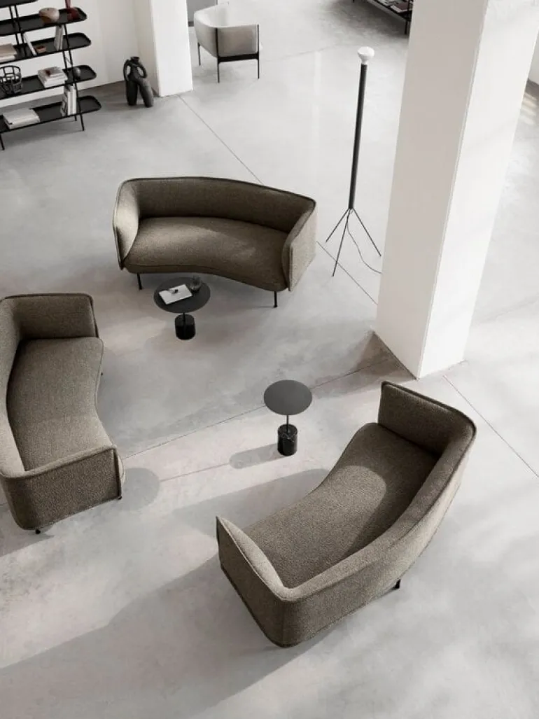 Wendelbo Calibre sidobord, hög, svart - Nero Marquina-marmor