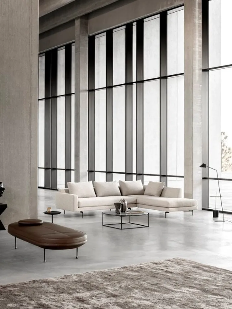 Wendelbo Calibre sidobord, hög, svart - Nero Marquina-marmor