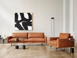 Wendelbo Calibre sidobord, hög, svart - Nero Marquina-marmor