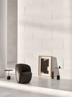 Wendelbo Calibre sidobord, hög, svart - Nero Marquina-marmor