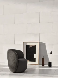 Wendelbo Calibre sidobord, hög, svart - Nero Marquina-marmor