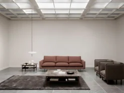 Wendelbo Collect soffbord, litet kvadratiskt, mörkbrun - Emperador-marmor