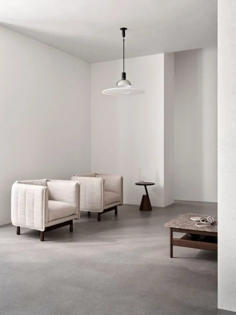 Wendelbo Collect soffbord, litet kvadratiskt, mörkbrun - Emperador-marmor