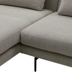 Wendelbo Edge V2 soffa, modul 12 och 34, svart - Soft 2 ljusgrå