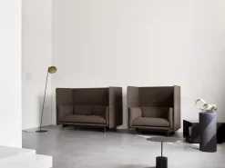 Wendelbo Expose soffbord, medium, brunt glas - Emperador-marmor