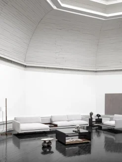 Wendelbo Expose soffbord, medium, brunt glas - Emperador-marmor