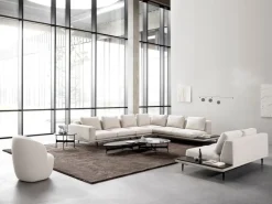 Wendelbo Floema ovalt soffbord, svart - svart marmor