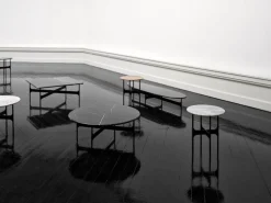 Wendelbo Floema soffbord, litet, svart - valnöt