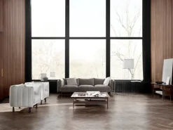 Wendelbo Kite 3-sitssoffa, svartbetsad ek - Roco 08