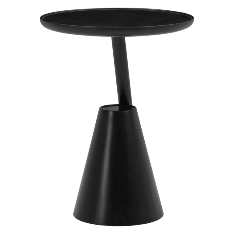 Wendelbo Mate sidobord, svartbetsad ek