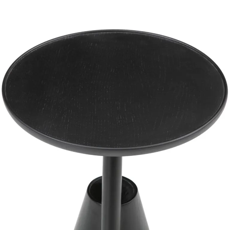 Wendelbo Mate sidobord, svartbetsad ek