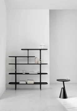 Wendelbo Mate sidobord, svartbetsad ek