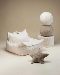 Wigiwama Beanbag stol, gräddvit