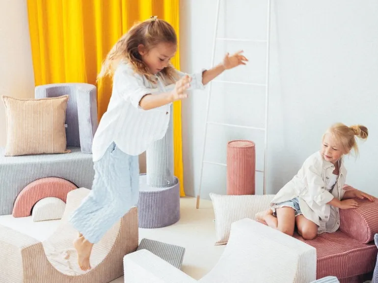 Wigiwama Flip stol, pink mousse