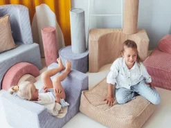 Wigiwama Flip stol, pink mousse