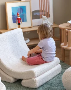 Wigiwama Moon stol, gräddvit