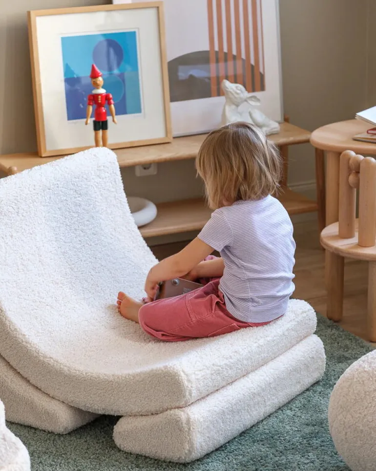 Wigiwama Moon stol, gräddvit