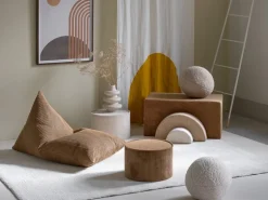 Wigiwama Pouffe set, peppermint green