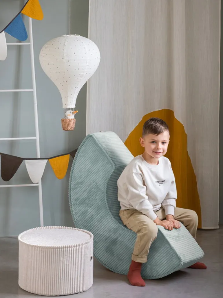 Wigiwama Pouffe set, peppermint green