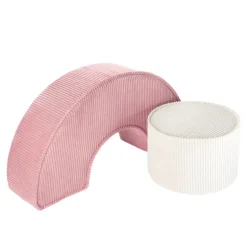 Wigiwama Pouffe set, pink mousse