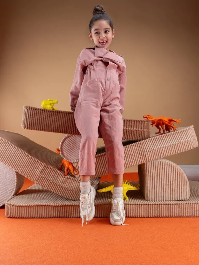 Wigiwama Pouffe set, pink mousse