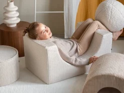 Wigiwama Pouffe set, pink mousse