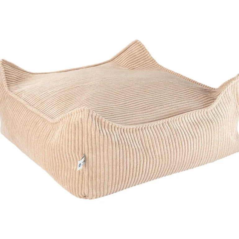 Wigiwama Square fotpall, brown sugar