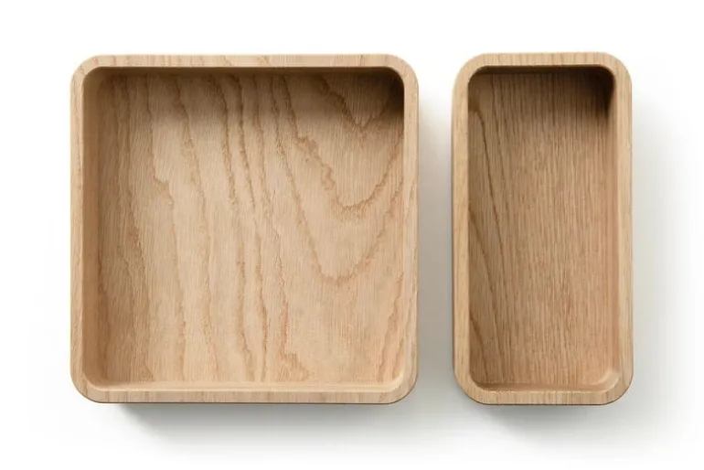 Wooden Offcuts Boxette lådset, oljad ek