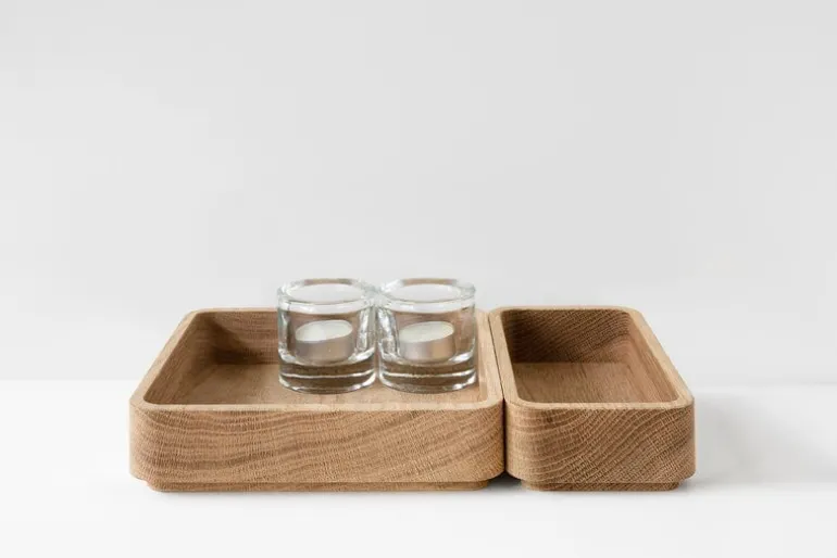 Wooden Offcuts Boxette lådset, oljad ek