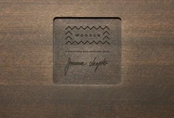 Wooden SJL utdragbart bord, 120-180 cm, rökt bok