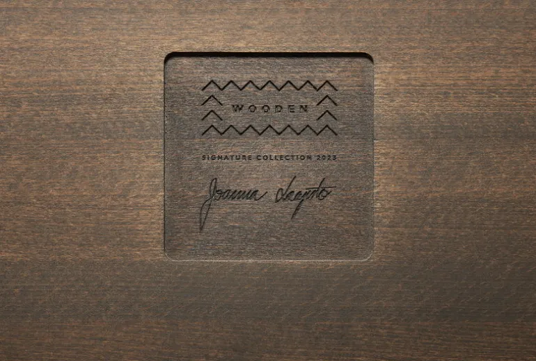 Wooden SJL utdragbart bord, 120-180 cm, rökt bok