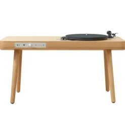 Wooden Turntable skivspelare, ek