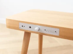 Wooden Turntable skivspelare, ek