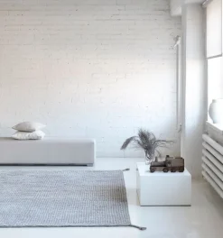 Woodnotes Grid matta, vit - ljusgrå