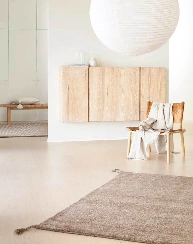 Woodnotes Uni matta, camel