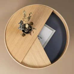 Woud Arc soffbord, oljad ek