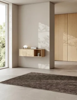 Woud Bricks hyllsystem B, vitlackerad ek