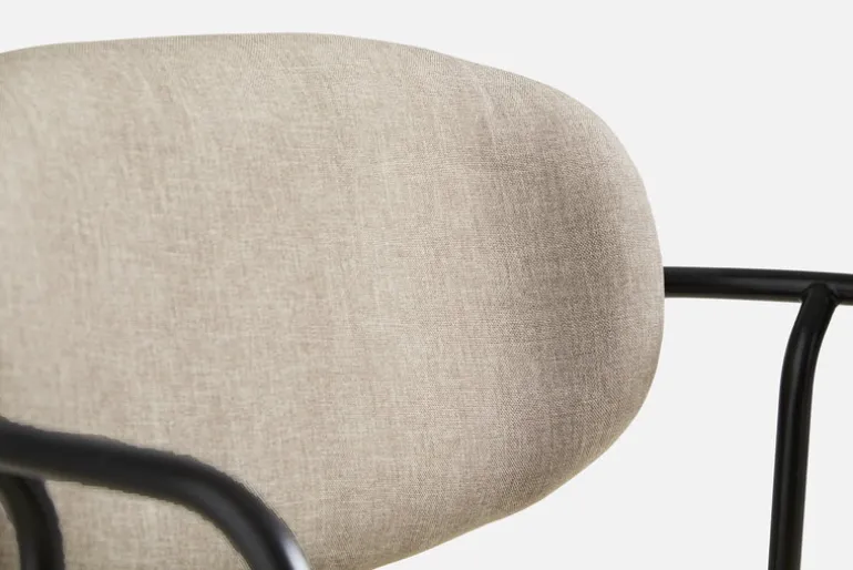 Woud Frame stol, svart - beige Davis Sawana 17