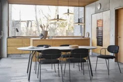 Woud Frame stol, svart - svart Davis Sawana 14