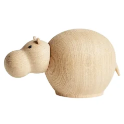 Woud Hibo Hippopotamus figurin, medium