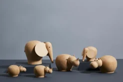 Woud Hibo Hippopotamus figurin, medium